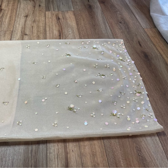 J.Crew Collection top and skirt set sheer knit sequin and crystal embellishments - Picture 9 of 15